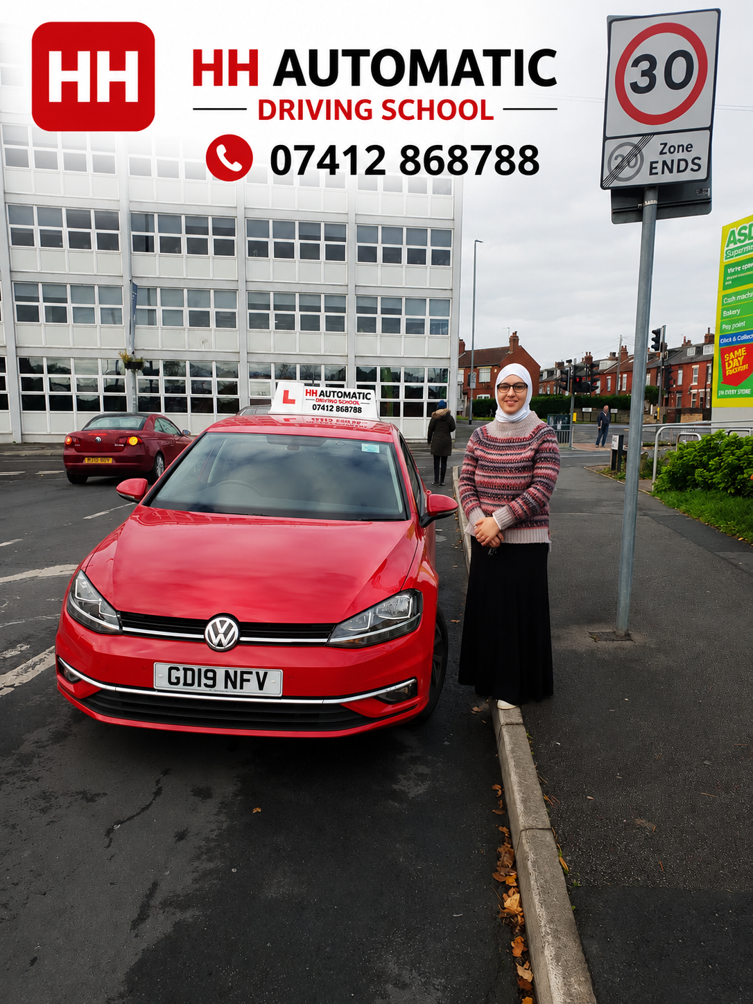 Successful HH Automatic Driving School learner